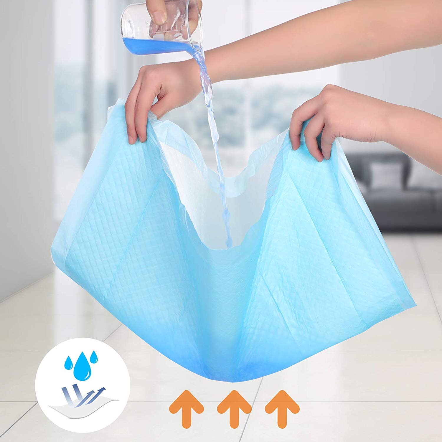 LPM - 120 Protectores, Desechables, 40 x 60 cm, Para Incontinencia, muy Absorbentes