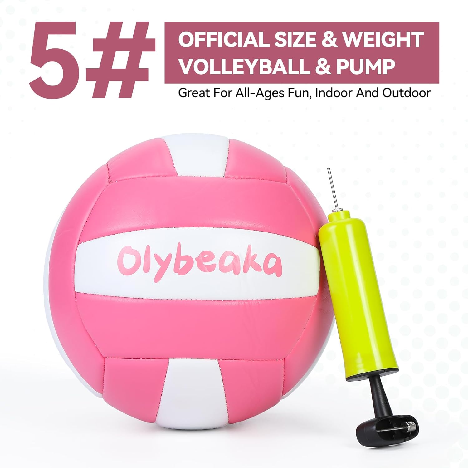 6-Angle Adjustable Volleyball Rebounder Net 7x4ft, High Stable Bounce Back Training Equipment for Practicing Volleying Bumping Spiking with High-Tension Net, PU Volleyball and Pump, Stakes