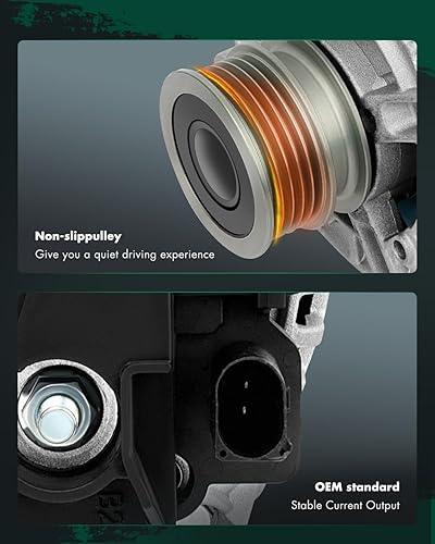 Miniatura 4 de SCITOO Alternador apto para Volkswagen para Jetta 2005 2006 2007 2008 2009 para Volkswagen Rabbit 2006 2007 2008 2009