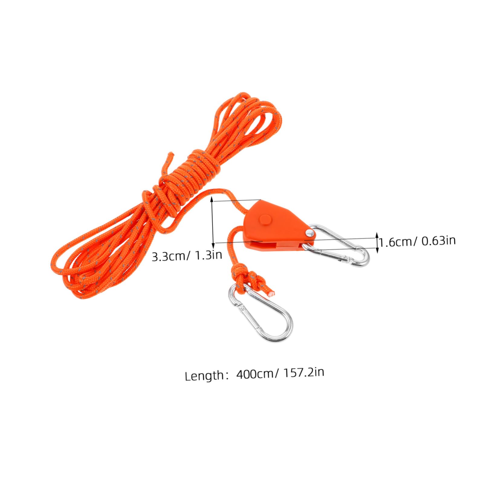 GALPADA 2pcs Adjustable Heavy Duty Rope Hanger Reinforced Gears for Grow Light Fixtures Practical Pulley System for Camping Tents and Outdoor Use