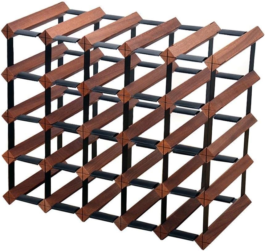 Kitchen Storage Organisation Wood Wine Rack Holder with Storage Stand