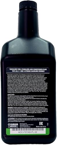 Miniatura 2 de YAMAHA Original OEM Yamalube ACC-FSTAB-PL-32 Estabilizador y acondicionador de combustible 1 paquete