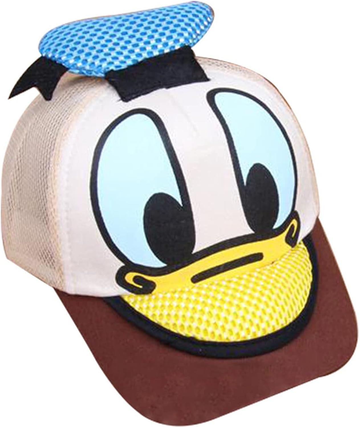 OMG Aquatics Toddler Baseball Hat Kids Protective Cartoon Baseball Caps Hip Hop Cool Hats for Boys and Girls 2-8 Years (Coffee) : Everything Else