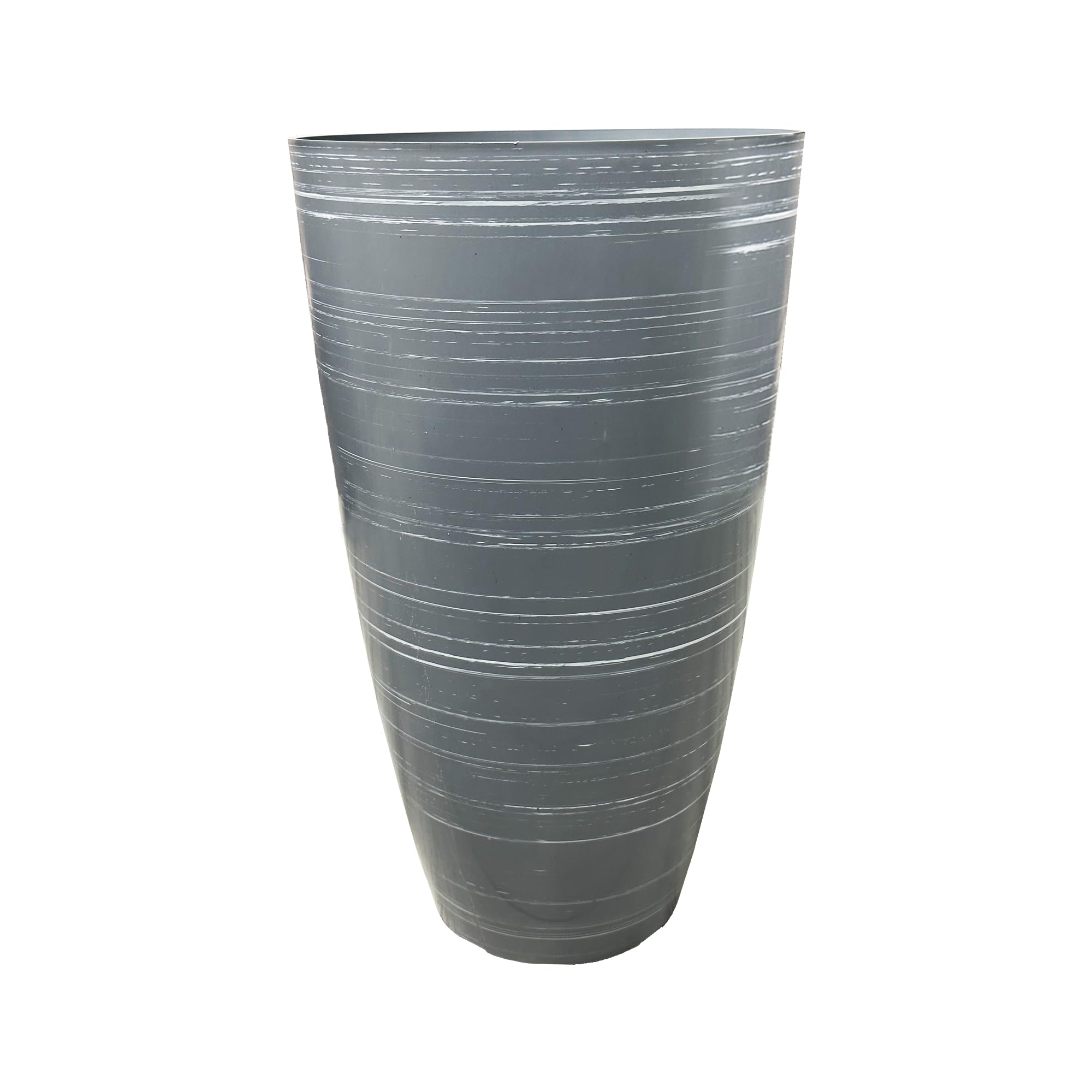 SG Traders Stylish Tall Plastic Plant Pot Garden Patio Planters Elegant Gardening Planter Accessory for Flowers Herbs Trees Plants Patio Suitable for both Indoor and Outdoor Use H 54cm x W 30cm
