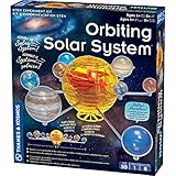 Thames & Kosmos Orbiting Solar System STEM Kit | Build a Rotating Solar System Model | Planets Revolve Using a Windup Motor | Explore Gear Ratios | Science Fairs | 2-Language (EN/FR)