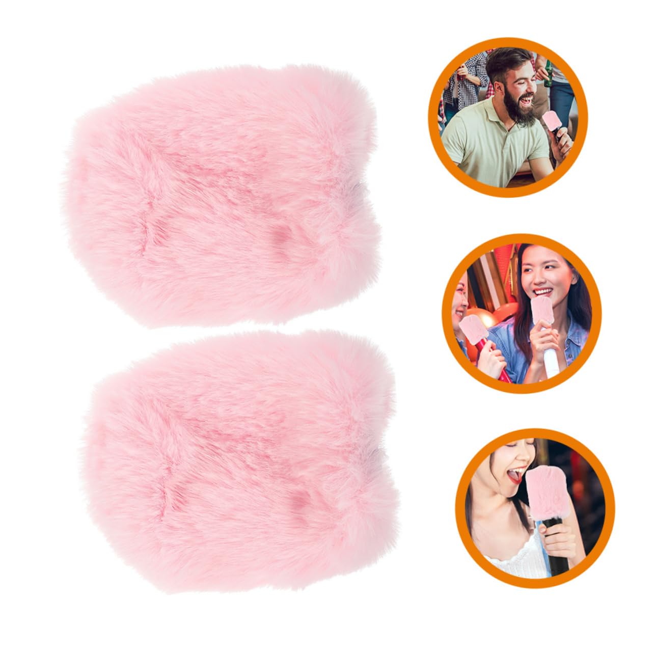 VICASKY 10stücke Mikrofonabdeckung Für Furry Windschutz Und Popschutz Für Mikrofone Wiederverwendbar Und Für Outdoor-einsätze Und Aufnahmen