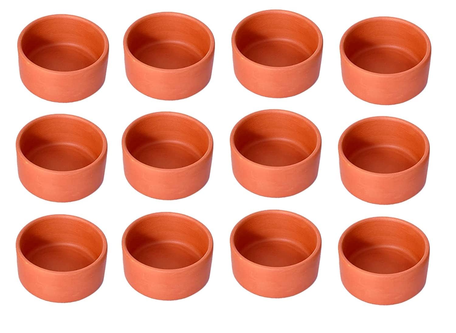 Clay Katori/Serving Bowl/Earthenware Bowl for Serving Curd, Vegetables (Chatni Bowels) (8) Pack of 8-picture-12