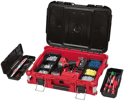 Miniatura 4 de 48-22-8424 para Milwaukee 75-Pound Capacity 22 In. Paquete de polímero Caja de herramientas estándar