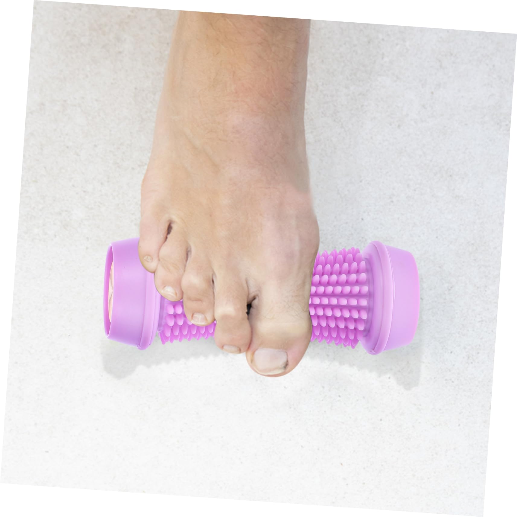 KOMBIUDA Rullo per Massaggio Sfera per Polpacci Massaggiatore Muscolare per Punto Trigger Rullo per Massaggio alle Gambe Allenatore per Piedi in Silicone Portatile per Yoga