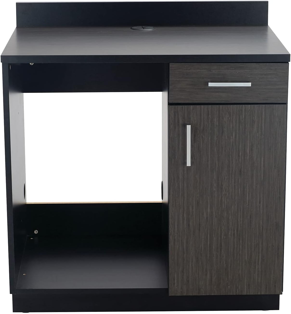 Safco Products 1705AN Modular Hospitality Breakroom Base Cabinet, Appliance, Asian Night Base and Black Top