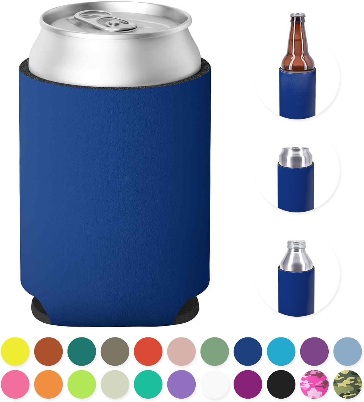 Swagify Blank Beer Can Coolers (50Pack), Can Cooler