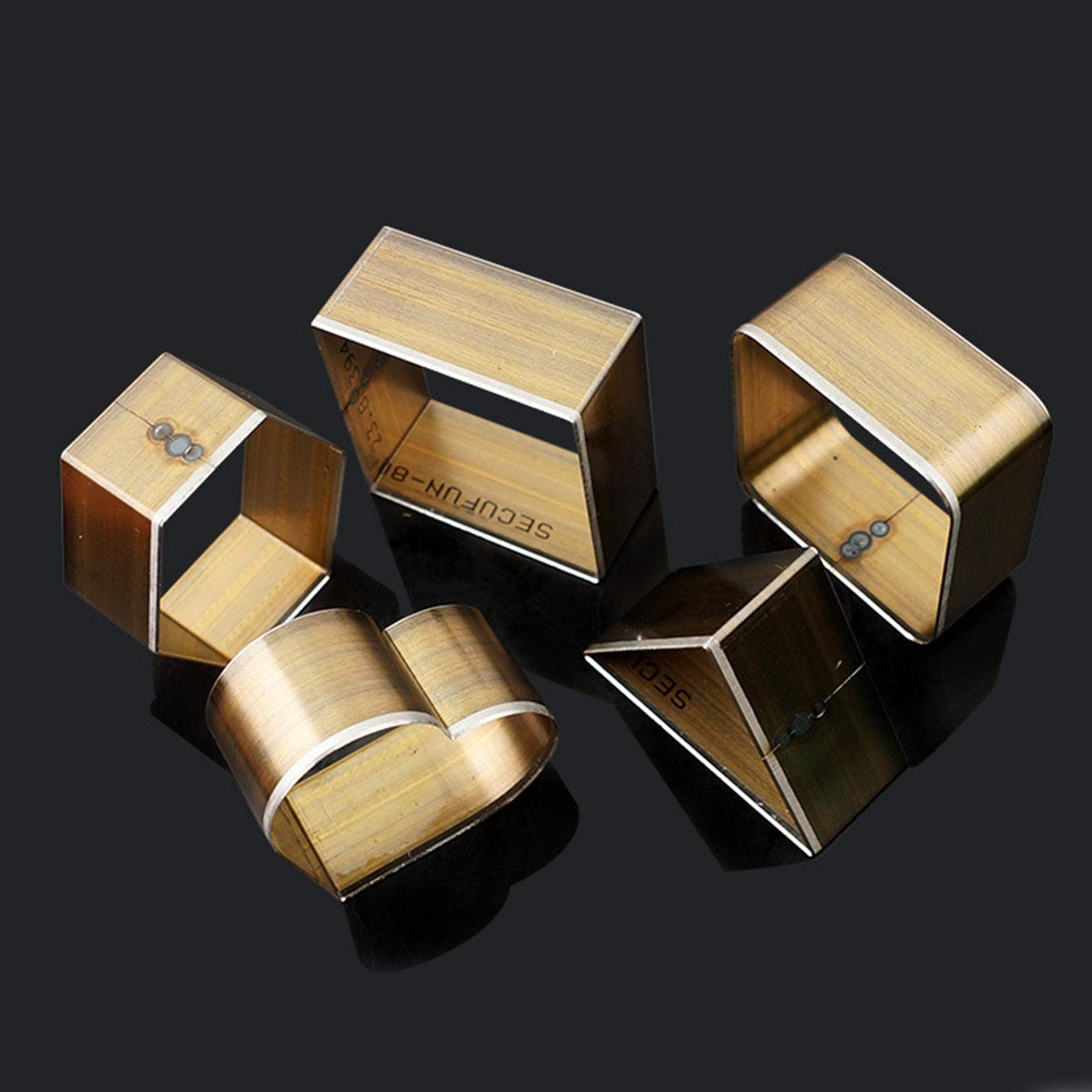 7-teiliges Leder-Stanzmesser Set - Rundschneider 20-50mm | Kohlenstoffstahl Für Lederarbeiten