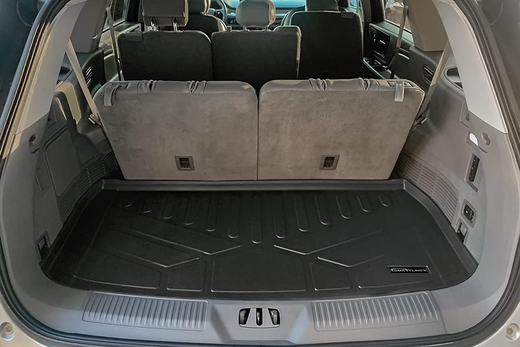 SMARTLINER All Weather Custom Fit Cargo Liner Mat Behind The 3rd Row Compatible with 2020-2025 Lincoln Aviator