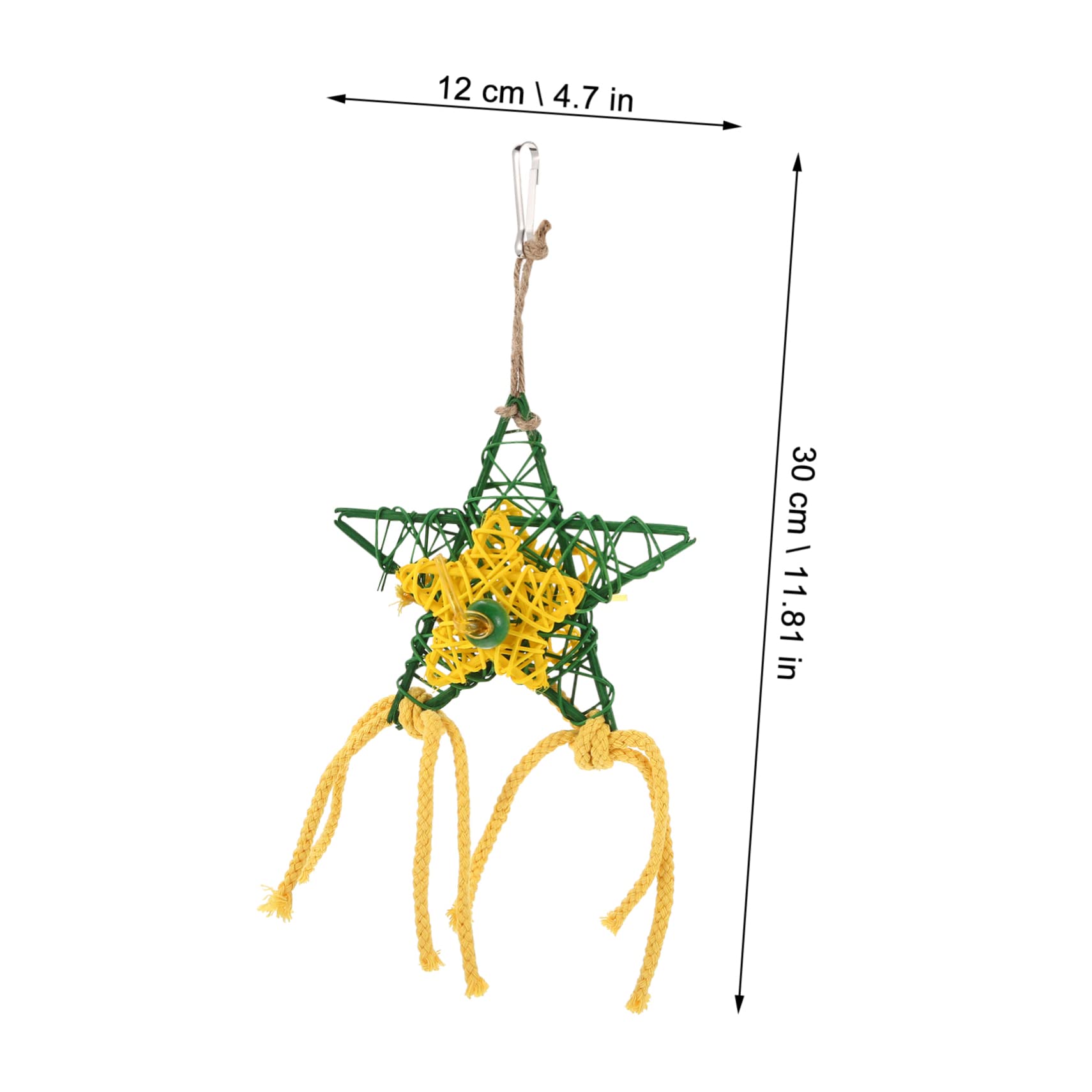 Beaupretty 9pièces Jouets à Mâcher pour Oiseaux Jouets pour Perroquets Naturel Accessoires De Cage pour Oiseaux pour Parrots Et Perroquets