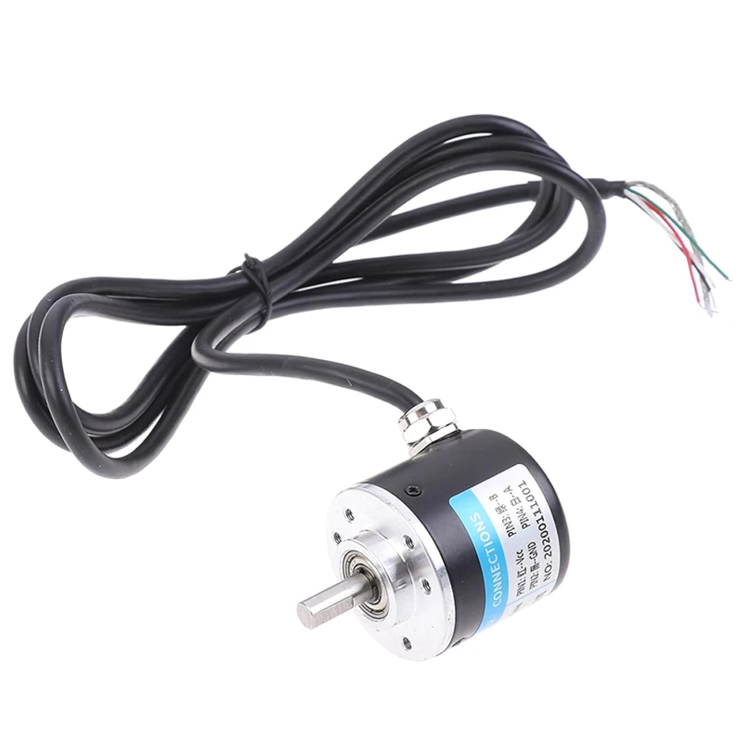 E38S6G5-600B-G24N Incremental Rotary Encoder, 5-24V DC, 600 PPR, Photoelectric (100pr)