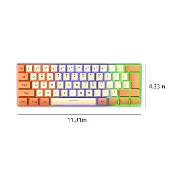 キーボード you Amazon | ZIYOULANG T60 ゲーミングキーボード メカニカル