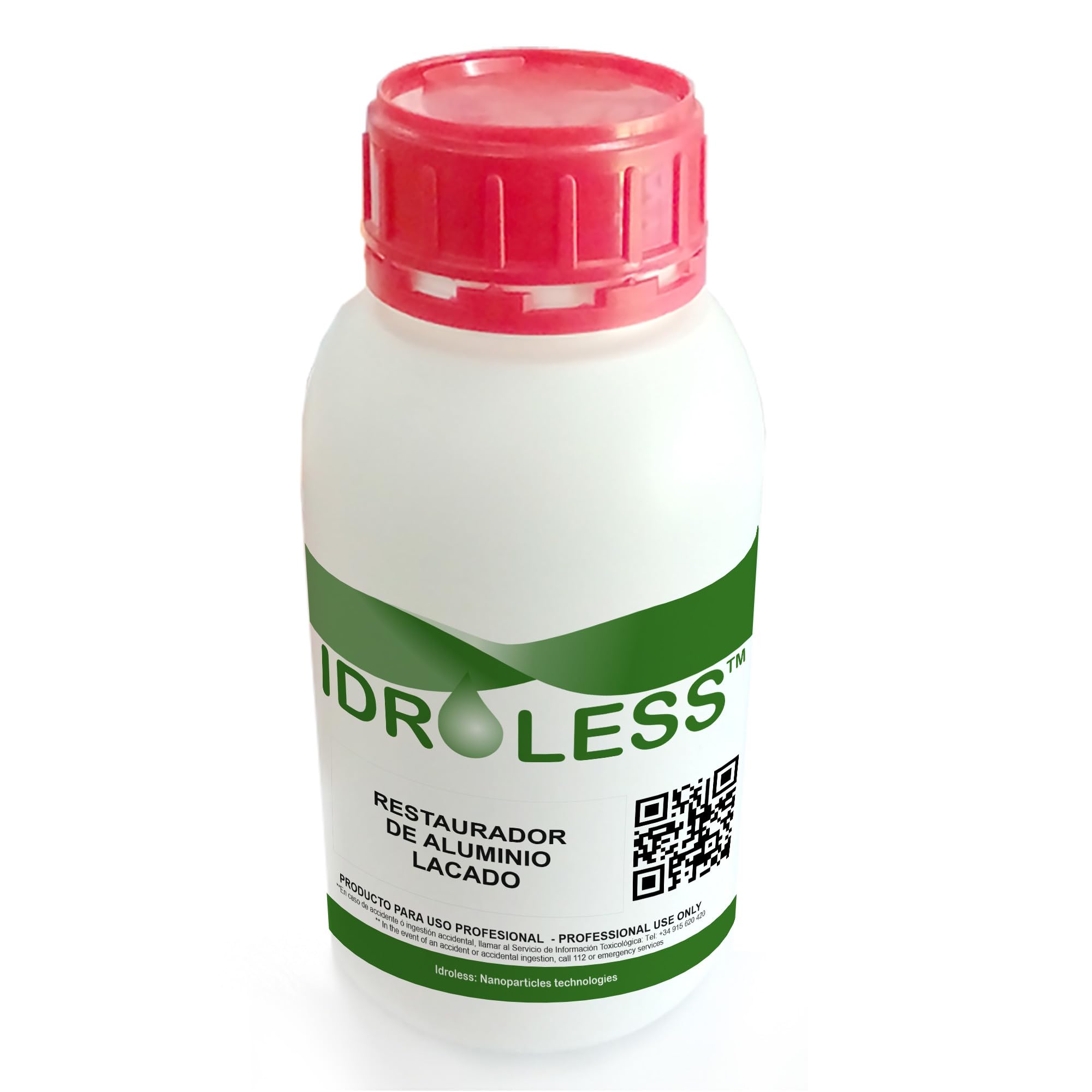 Restaurador de Aluminio Lacado (1L) - Realza y recupera el Brillo y Tono de Metales lacados. Incoloro y sin disolventes