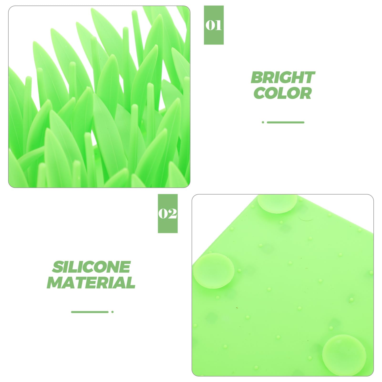 Silikon Slow Feeding Matte Grass Mat für Katzen und Hunde