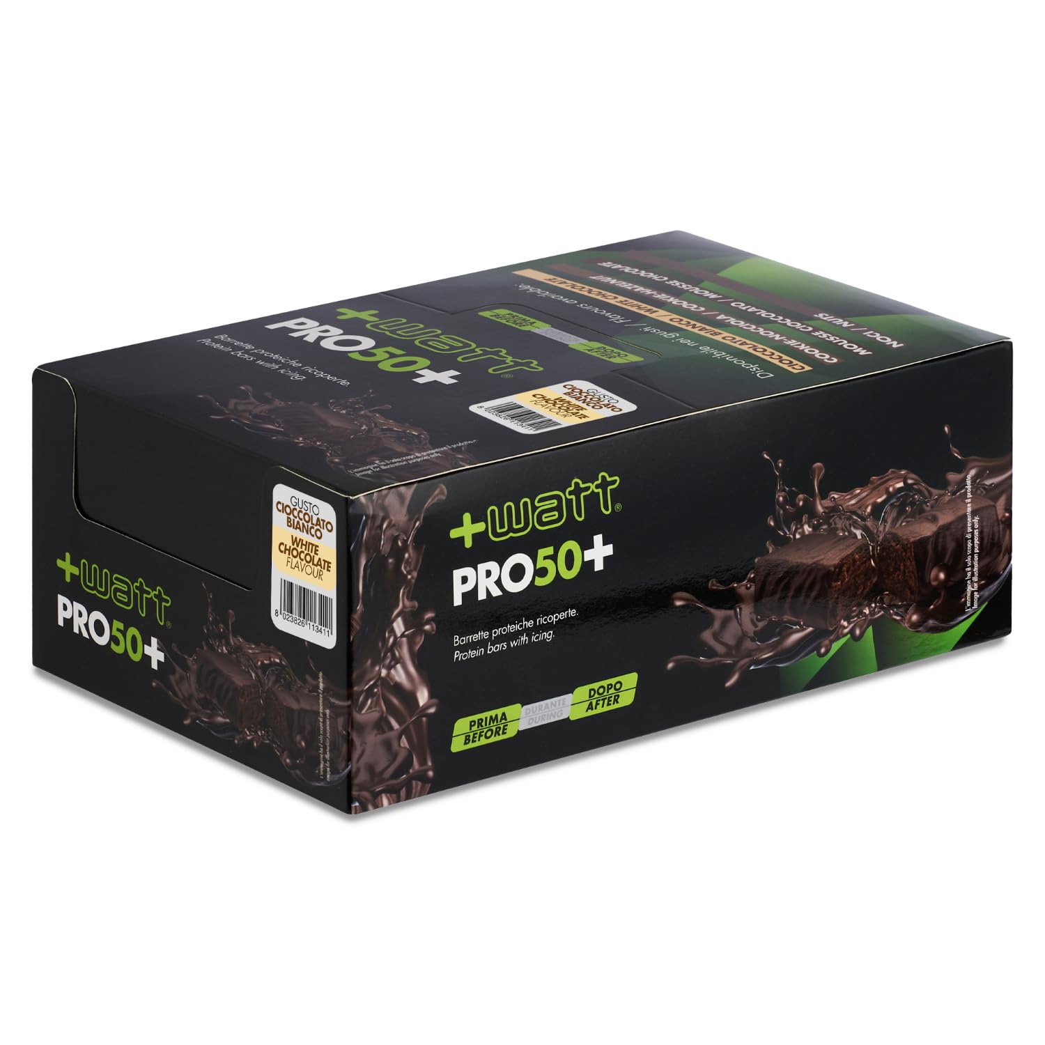 24 x Pro50+ Bar 50 g Chocolat Blanc