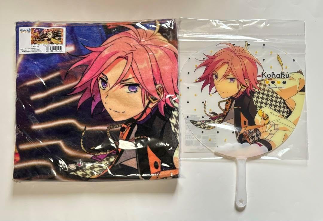 あんスタ】桜河こはく スケルトンうちわ バスタオル セット あんスタ