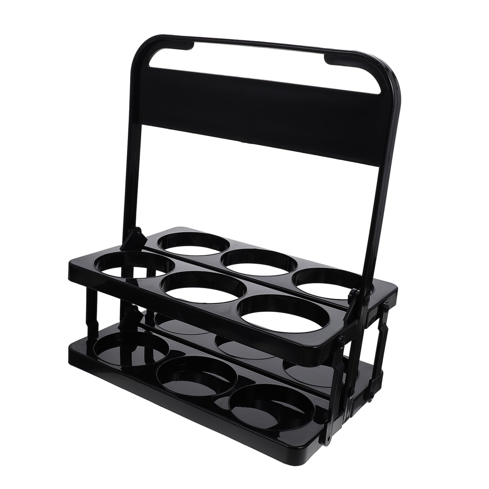 Mikinona 6 Can Beer Wine Bottle Holder Pp Material Beer Rack Carrier Portable Wine Storage Rack