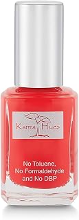 Nail Polish - Quick Dry Nail Lacquer, Non-Toxic, Vegan, and Cruelty-Free Nail Paint Art for Adults & Kids - (Lucy Red, 0.43 fl oz.)