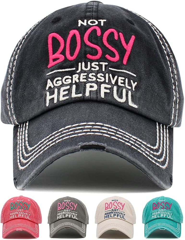 Miniatura 2 de ScarvesMe Gorra de béisbol ajustable con bordado de algodón vintage para mujer