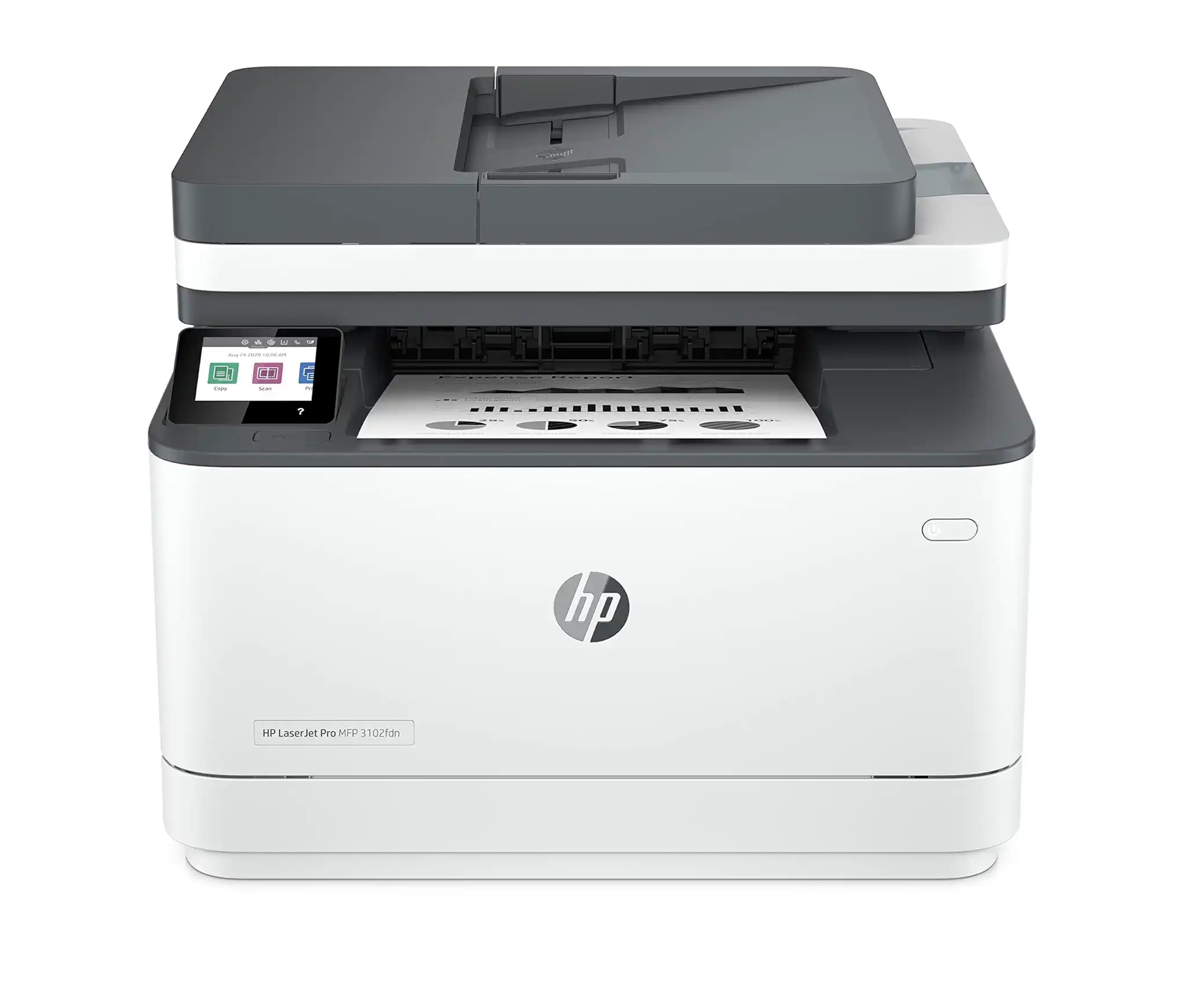 HP LaserJet Pro MFP 3102fdn Laserdrucker, Multifunktions-Laserdrucker, Automatischer Duplex, Hohe Druckgeschwindigkeiten, Ethernet, USB Hi-Speed, Fax, Smart App, Wolf Pro Security