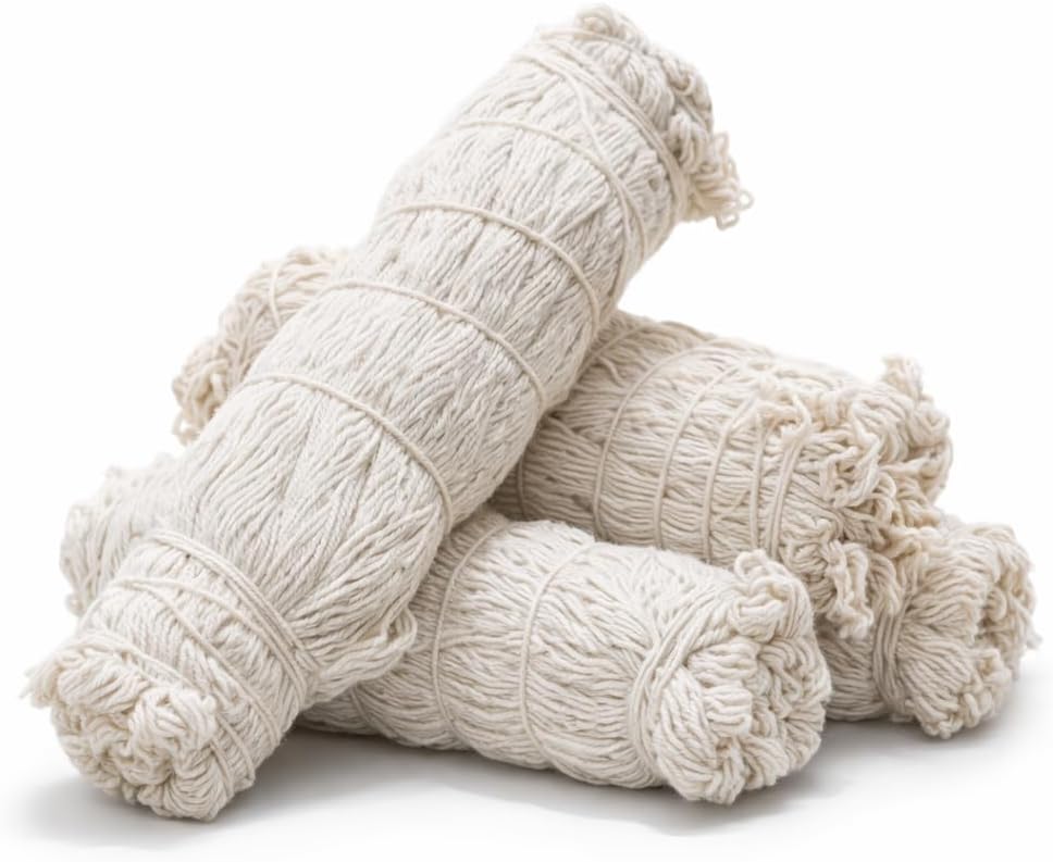 Pure Cotton Sacred Janeu Thread Roll (White, 40 Pieces) | Hindu Pooja Yagnopaveeth Dhaga for Brahmin, Upanayan Sanskar & Daily Rituals | Premium Quality Holy Thread