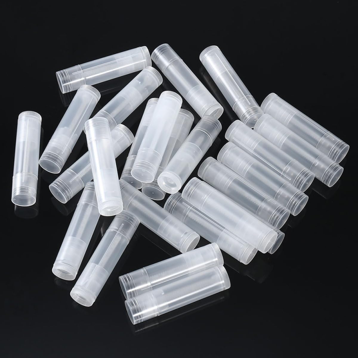 Tubetti per Balsamo Labbra Vuoti 100 Pezzi in Pp, Design Compatto