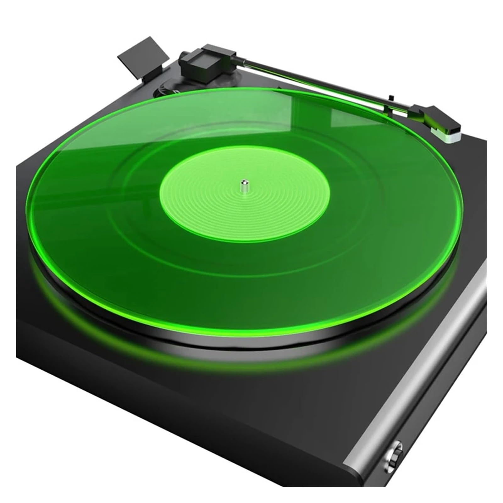 Teppich für Plattenspieler Plattenspielermatte Schallplattenteller Slipmat Plattenspielerteller Vinyl-Rutschmatten for Plattenspieler Antistatisch, feine Verarbeitung