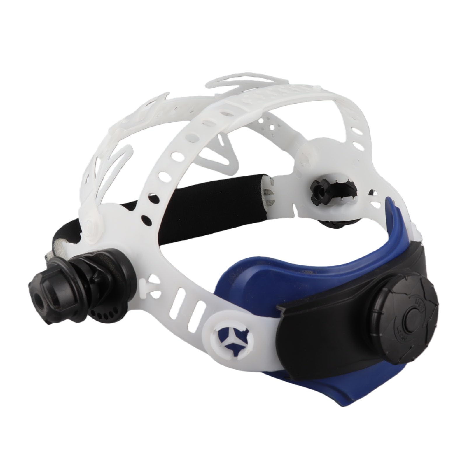 Arnés de Repuesto, máscara para Soldador de Soldadura Diadema Ajustable para Accesorios de Casco de Soldadura con oscurecimiento automático Solar, y Negro(Blanco)