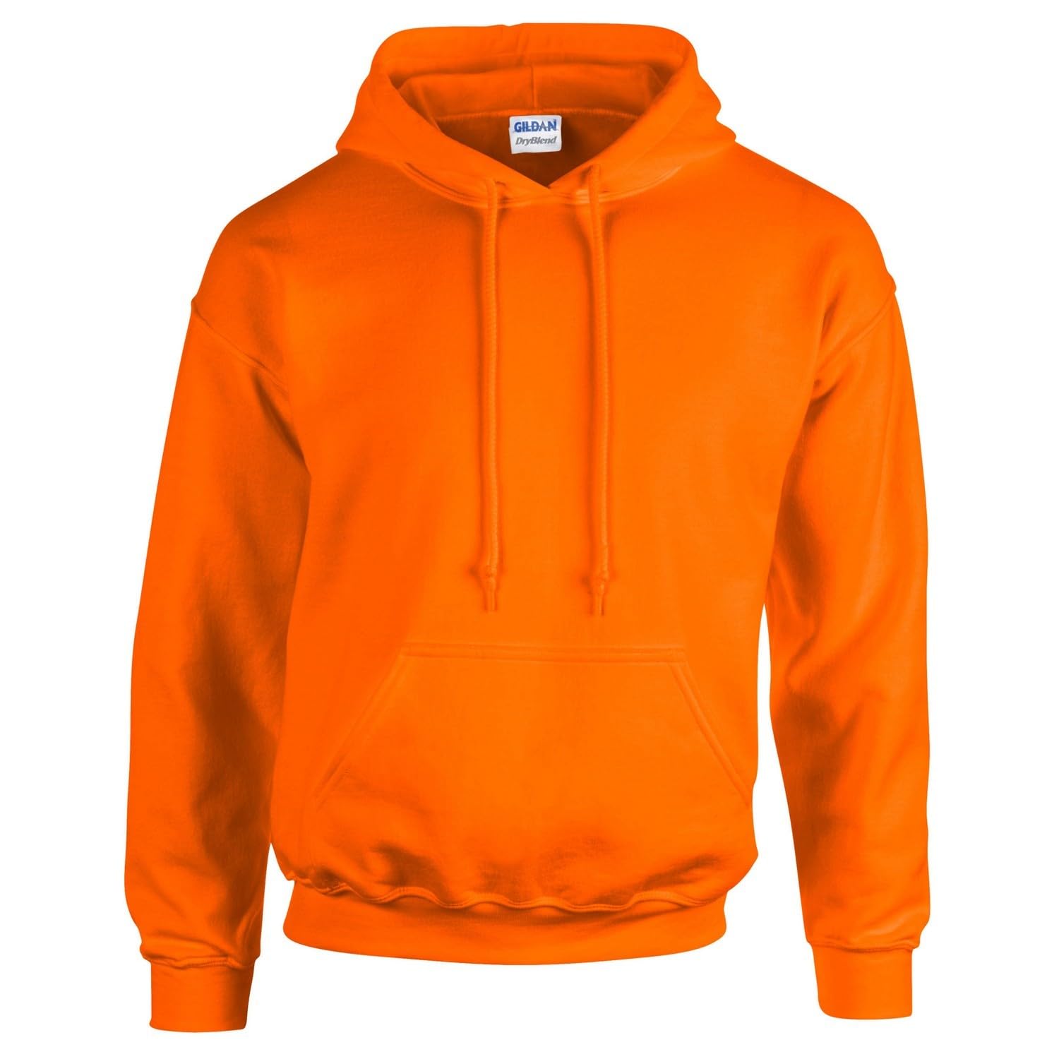 Gildan Unisex Safety Orange Heavy Blendâ Hooded Sweatshirt, L Adult, L