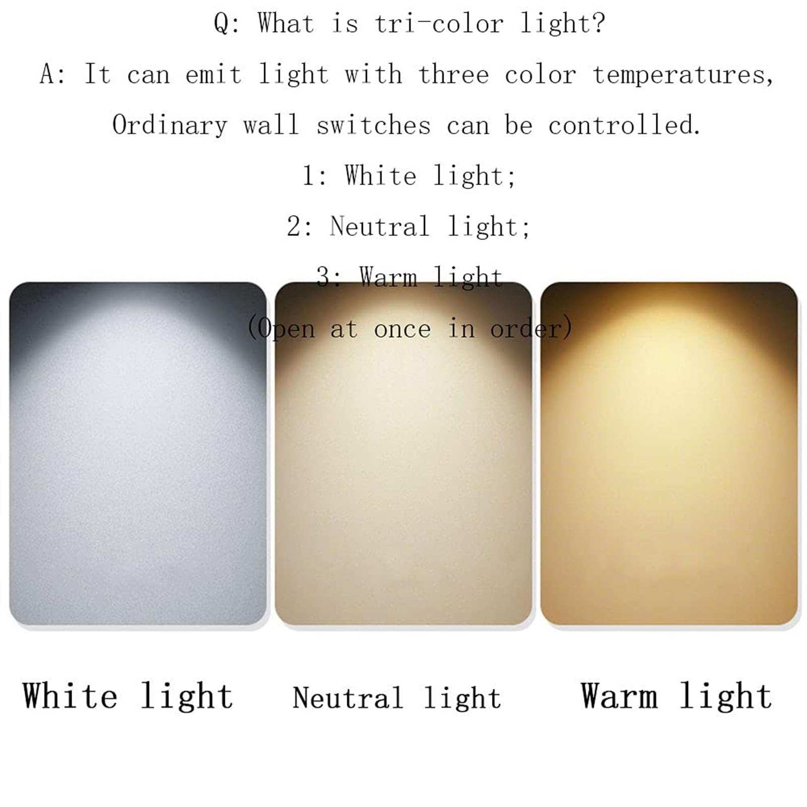 Ultra-płaska lampa sufitowa do salonu, lampa sufitowa LED, wpuszczana lampa sufitowa do sypialni, trzykolorowego ściemniacza, do łazienki, sypialni, balkonu (40 cm)