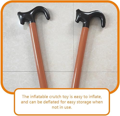 Miniatura 8 de PRETYZOOM Juguetes Bastones inflables Bastones inflables Caminadores inflables Inflables Bastones de Bastón Inflables Divertidos Halloween Disfraz