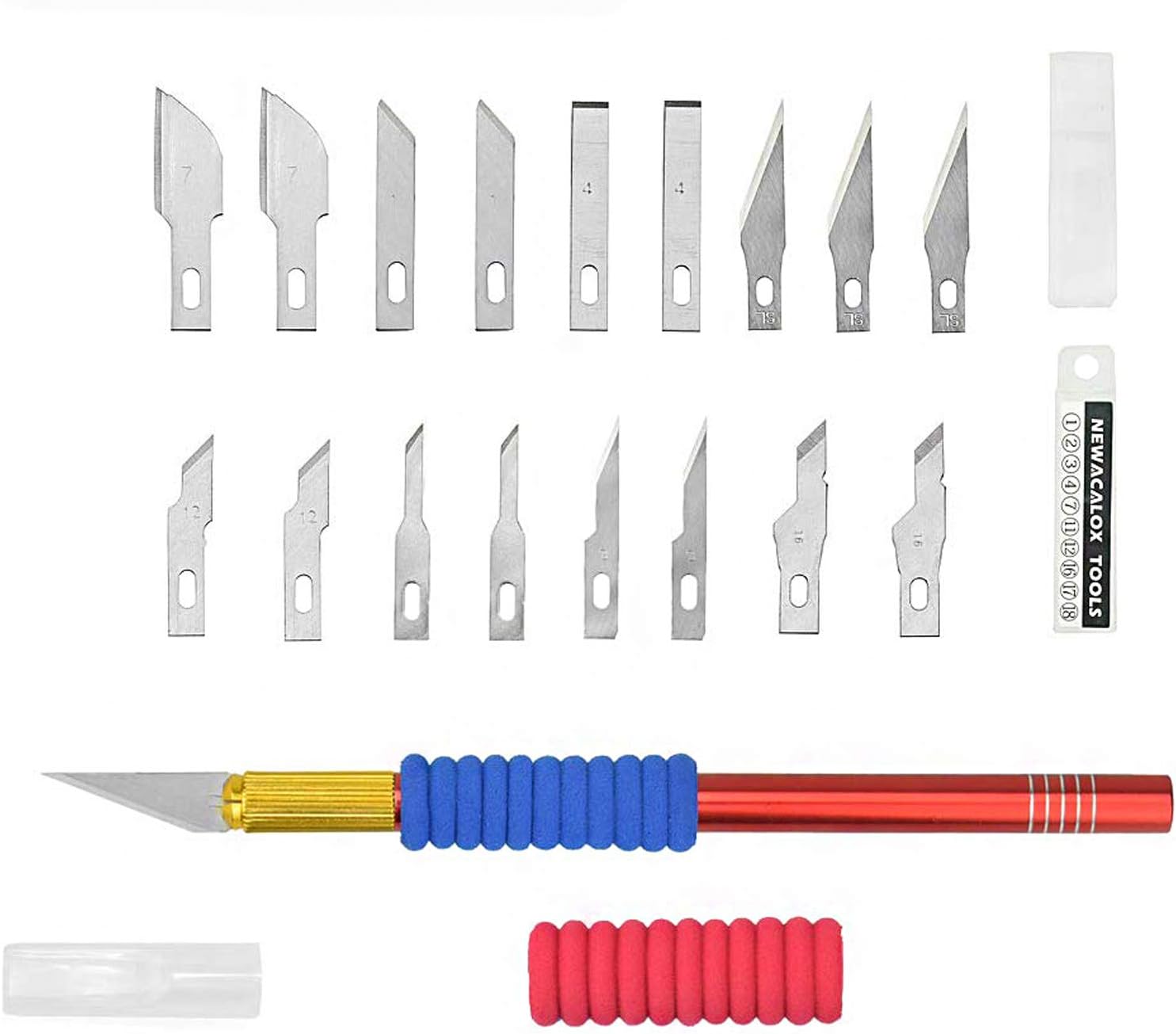 Hobby Knife Pen Utility Knives with Safety Cap 18pcs