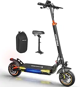 HONEYWHALE T4A Patinete Eletrico Adulto, 750W Scooter Eletrica com 10' Pneus, Velocidade Máxima de 45 KM/H, 30-35 KM de Autonomia, Patinete Juvenil Dobrável com Controle de Cruzeiro (48V 10AH)