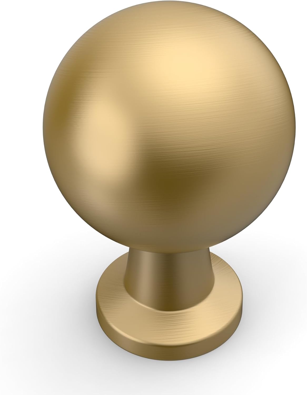 Amerdeco 10 Pack Champagne Bronze Cabinet Knobs Single Hole Cabinet Pulls Round Kitchen Cabinet Knobs Solid Drawer Knobs Dresser Knobs and Pulls for Bathroom Cabinets ZH0041 Knobs 10 Champagne Bronze