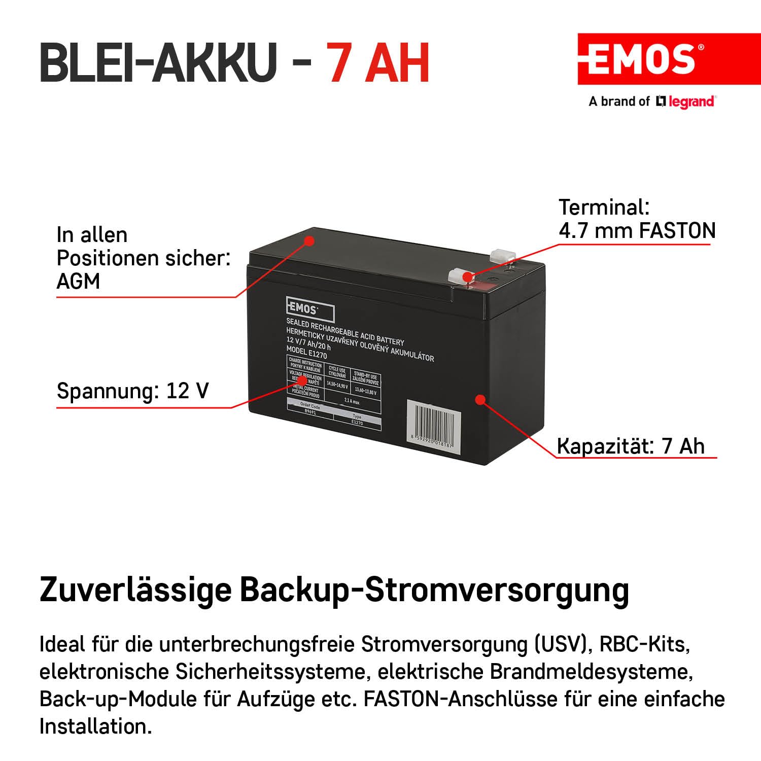 UPSBatteryCenter BE600M1 Compatible Replacement Battery for APC Back-UPS 600VA