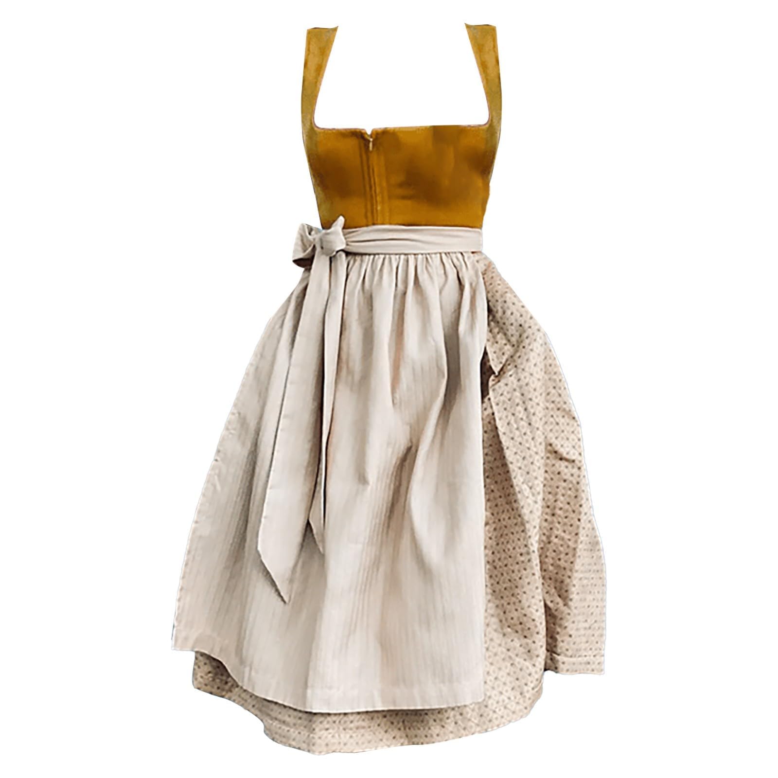 ORANDESIGNE Dirndl Damen Dirndelkleider Günstig Oktoberfest Damen Outfit Dirndl-Komplettsets Midi Dirndl Lang Grosse Grössen Dirndlbluse Oktoberfest-Kostüm