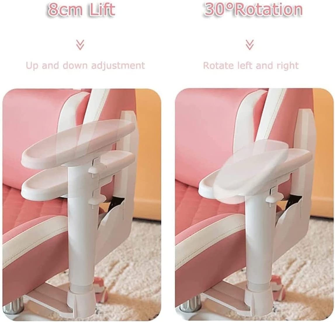 Chairs,Gaming Chair Racing Office Ergonomic High-Back Computer Chair Pu Leather Desk Chair with Headrest and Lumbar Support, Footrest Ergonomic Video Game Chairs/B