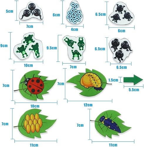 Miniatura 4 de Mewise Figuras precortadas de tablas de fieltro para niños pequeños, jardín de infantes, narración de cuentos, kit de actividades interactivas de