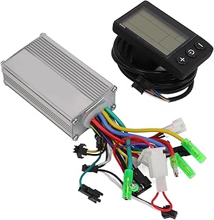 SH-RuiDu 48V/60V 350W Bike Brushless Motor Controller 866 LCD Display Panel Kit2 Controller 866 LCD Display 48V/60V 350W Controller LCD Display Electric Bike Controller LCD Display Controller 866