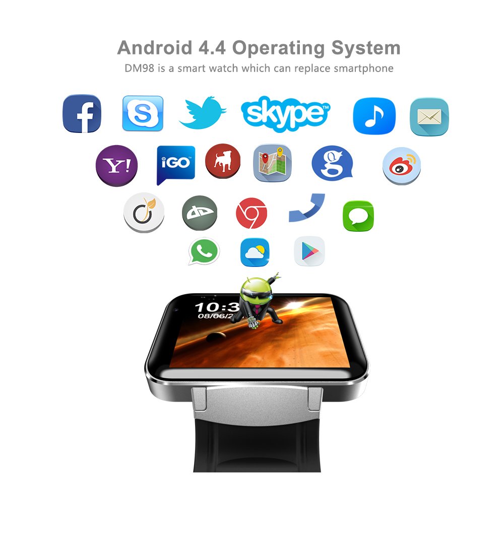 Dm98 android smartwatch Clearance