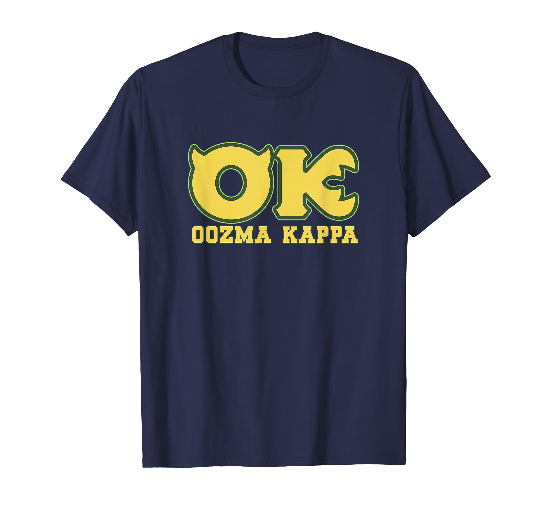 Disney Pixar Monsters University Ok Oozma Kappa Badge Logo T-Shirt