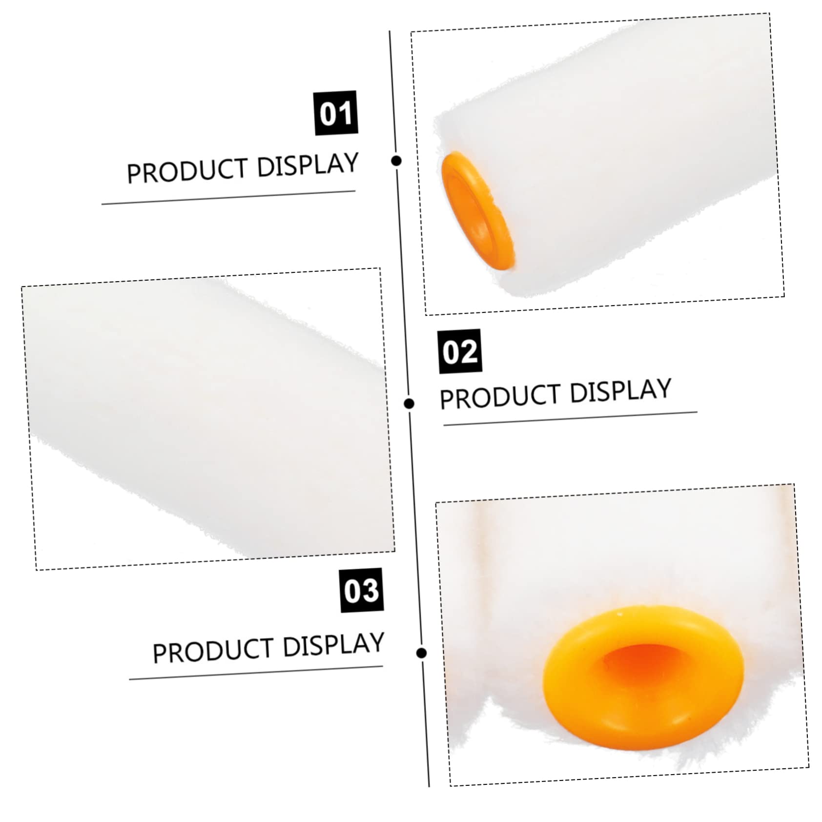2 Set Ricariche Per Pittura Coperture Per Verniciatura Per Finiture Lisce E Pratiche Te Colore Casuale 10 Pezzi * 2
