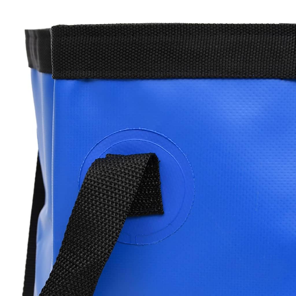 Furniture Select Falteimer 2 Stück blau 30 l PVC