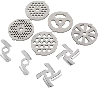 Replacement Kit for Electric Meat Grinder 2Pcs Meat Grinder Blade 2PCS Grinding Electric Manual Meat Mincer Replacement Accessories