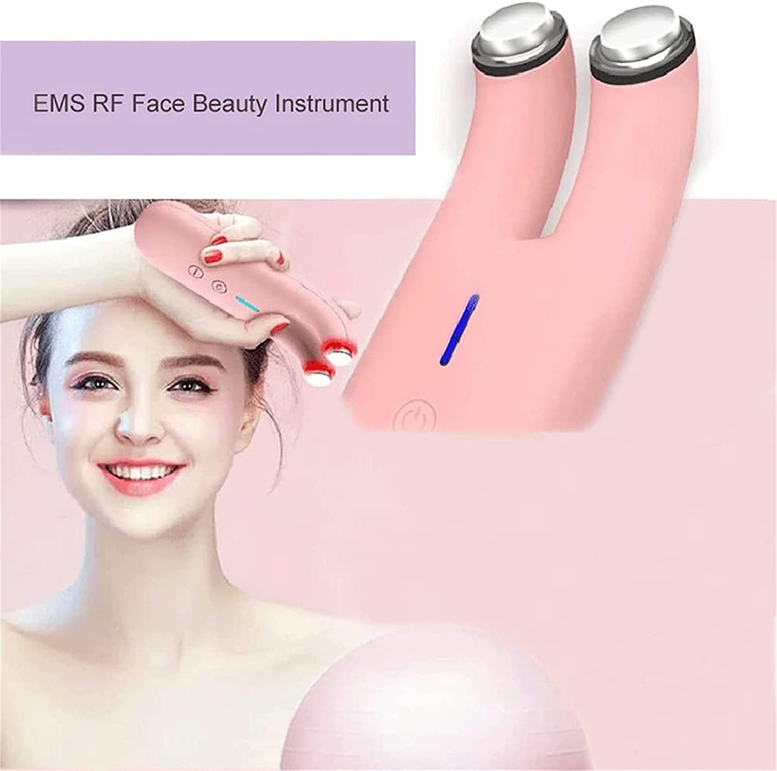 Appareil Massage Facial, Appareil Lifting Facial RF, Appareil Massage Facial EMS, Appareil Soins Peau, Lifting du Visage, raffermissement Peau, Appareil beauté