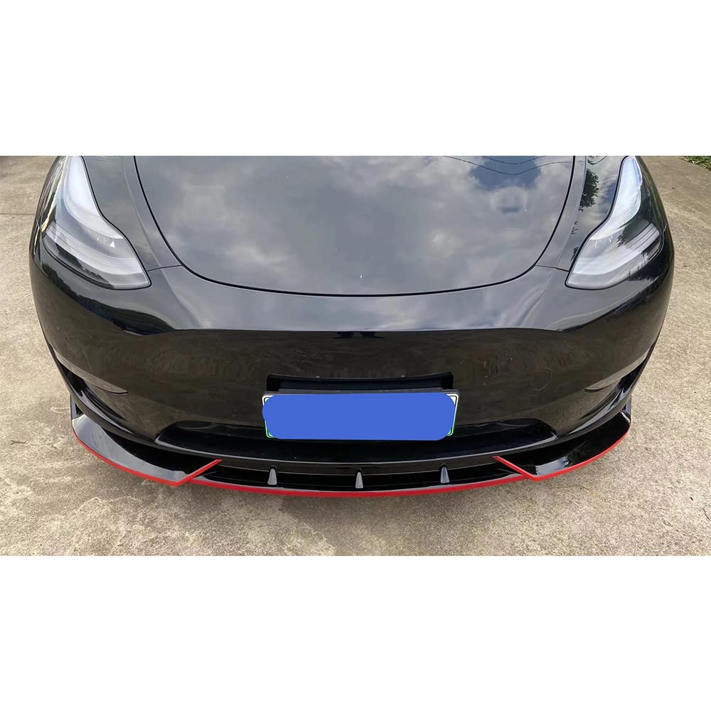Buy Front Bumper Diffuser Bumpers Protector, Lip Spoiler for Tesla Model Y Body Kit Spoiler 2021